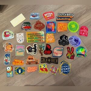 Dutch bros sticker lot (not $20 for everything, prices vary for each)